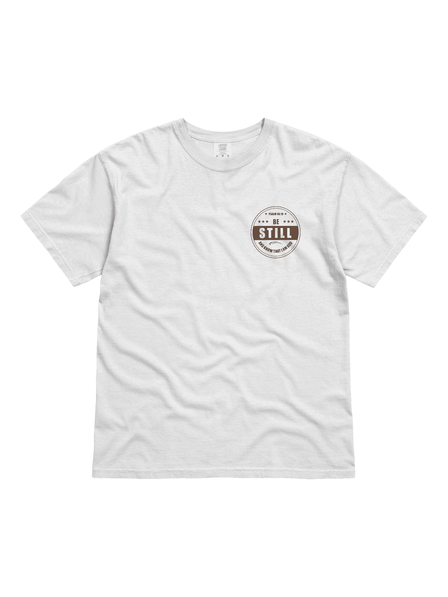 Be Still Emblem Comfort Tee